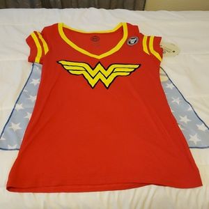 Wonder Woman caped tee